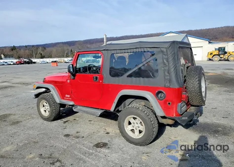 2005 Jeep Wrangler / Tj Unlimited из США, поврежденный, VIN 1J4FA44S15P360493